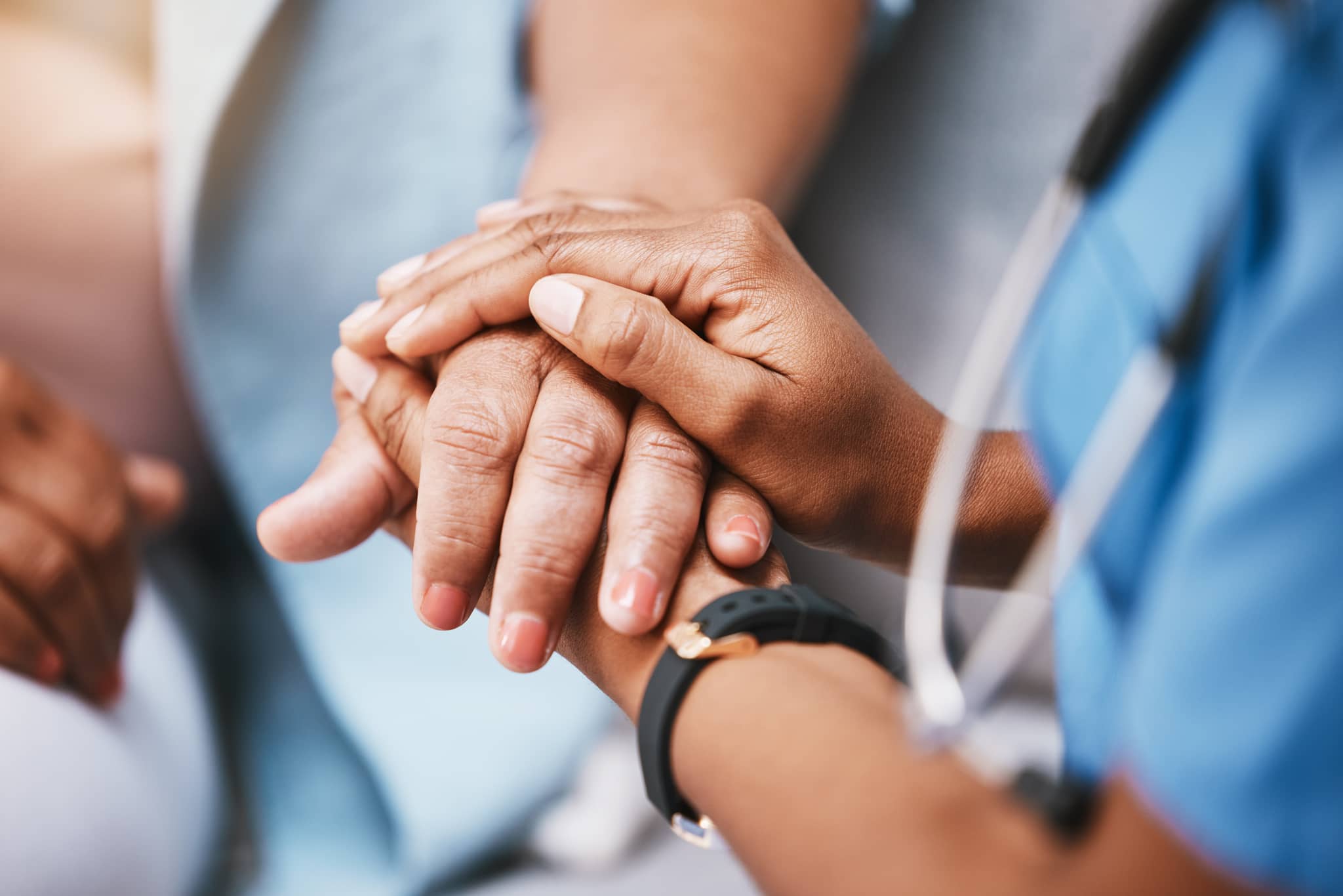 People holding hands