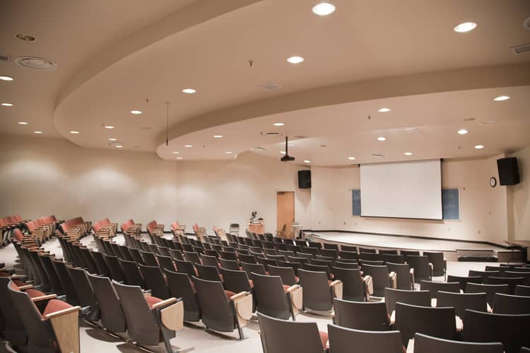 A School lecture theatre