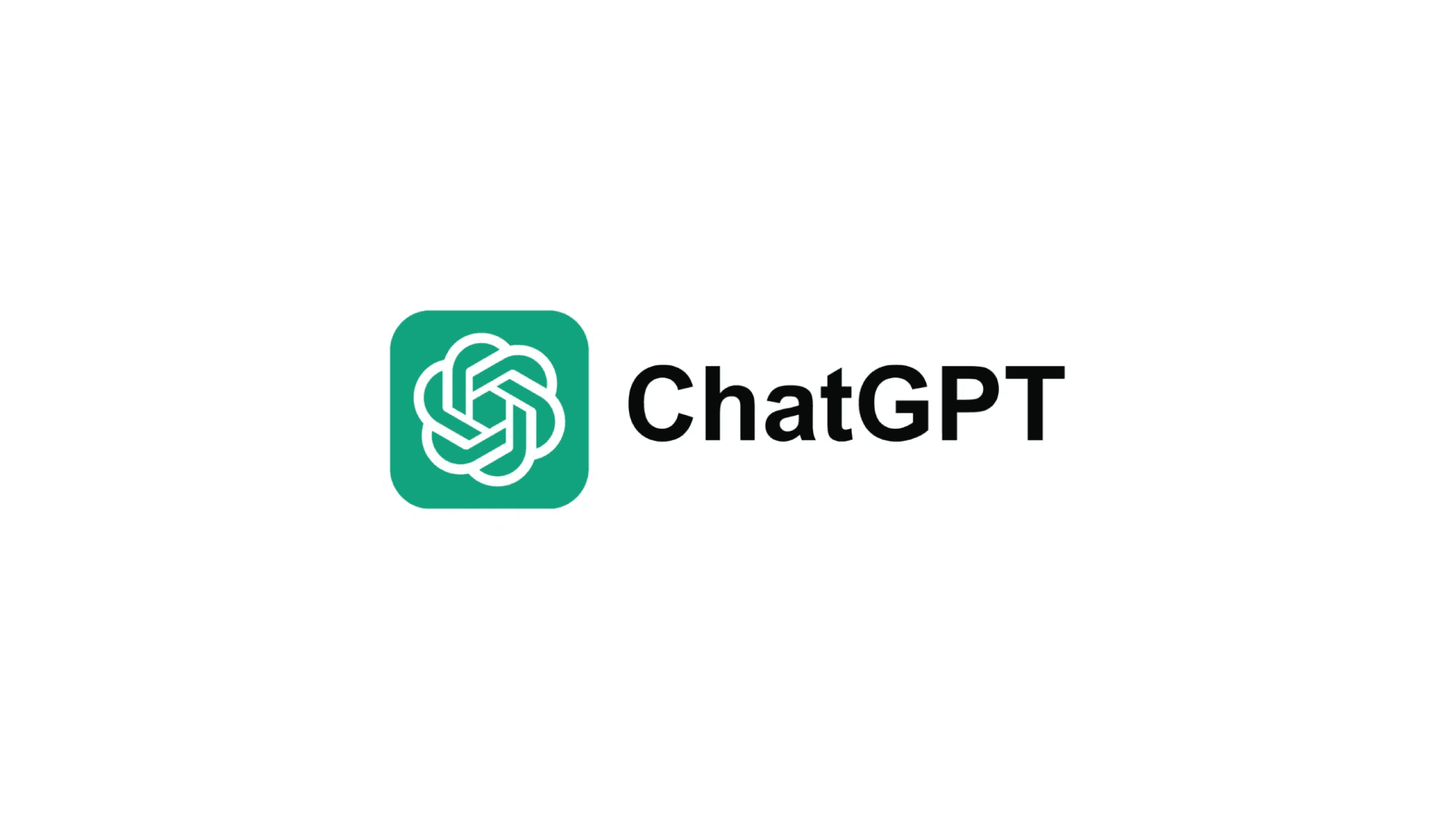 Chat GPT logo on a white background