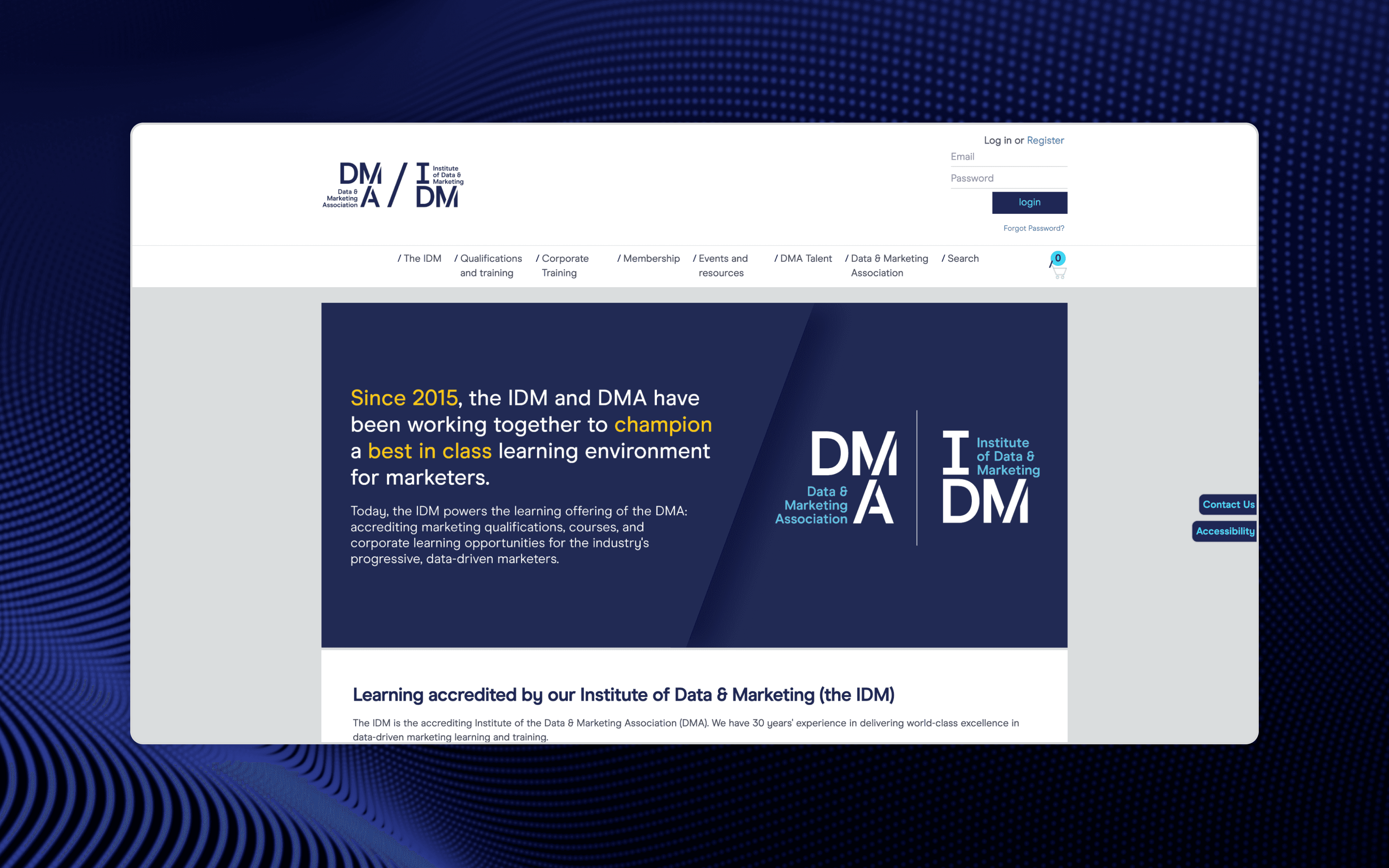 DMA Website Banner