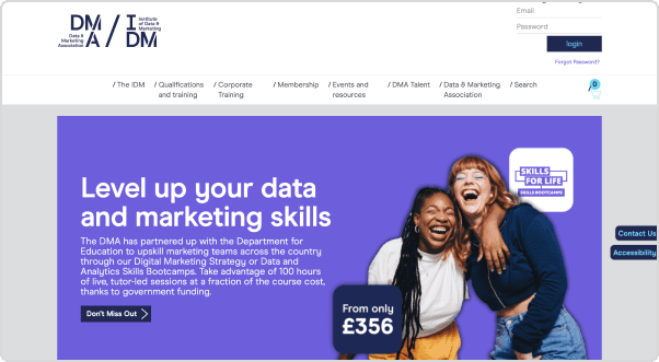 DMA Landing Page