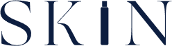 SKIN App Logo in Blue