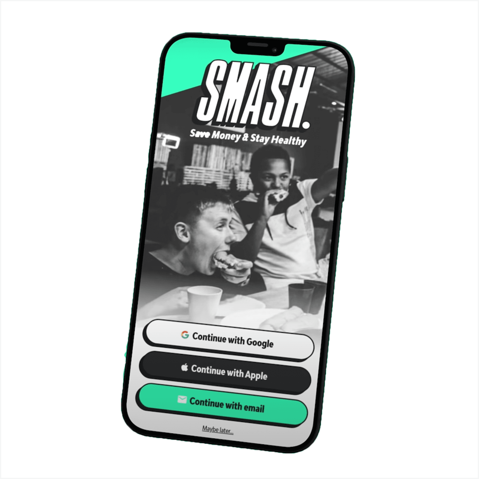 Smash App on iPhone