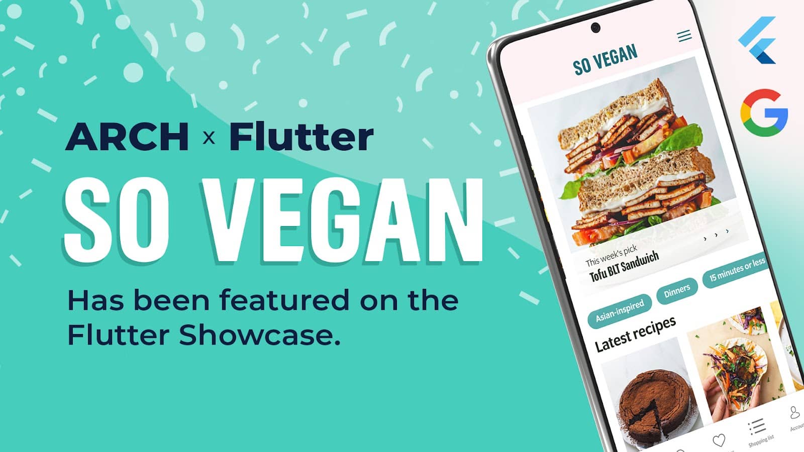 So Vegan App on a mobile with flutter 