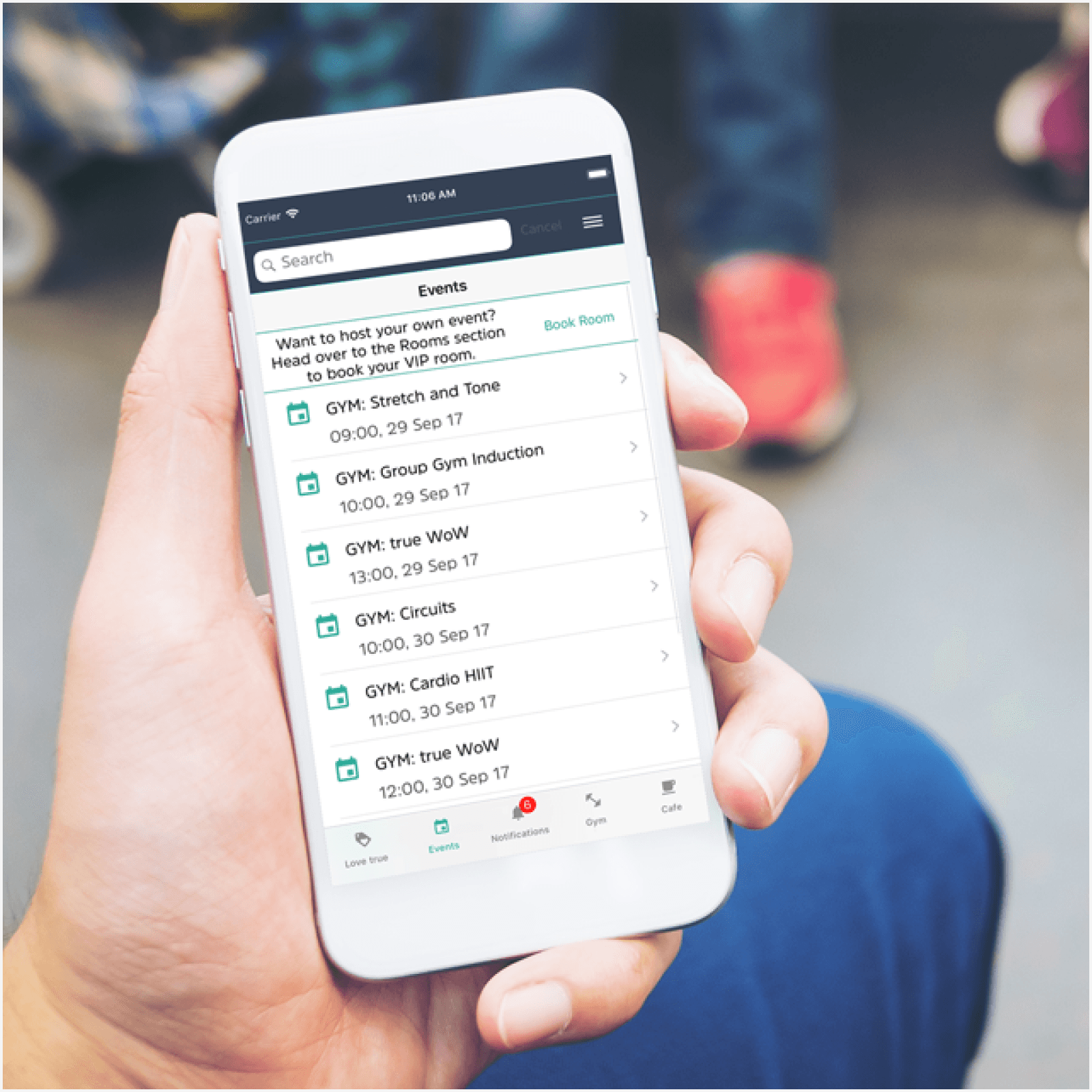True Student app on mobile