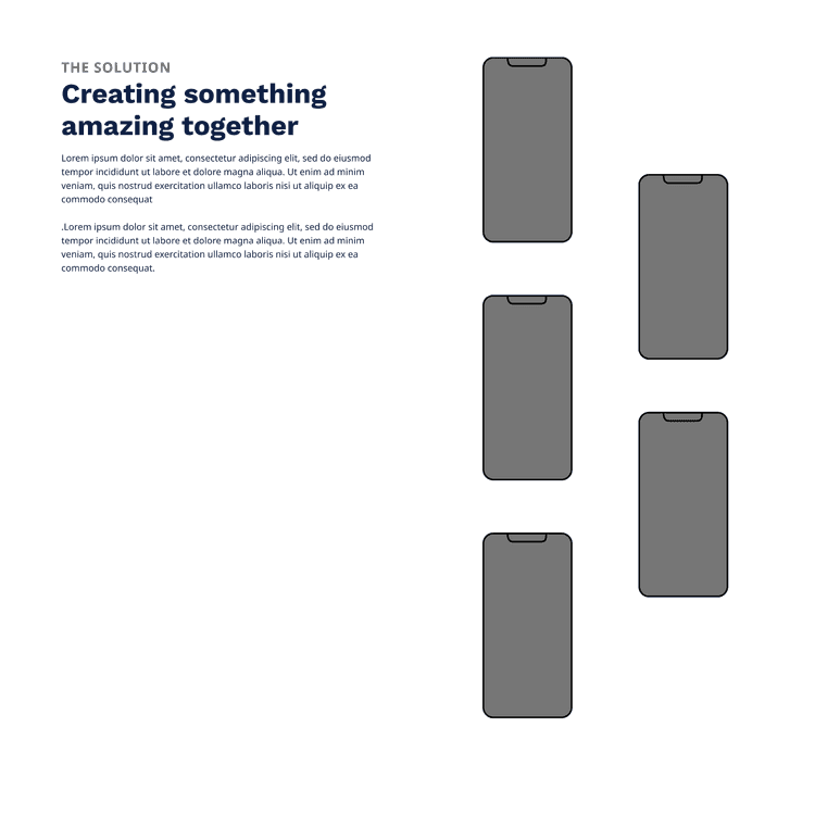 Example of wireframes