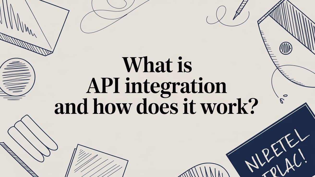what is an API integration and how does it work?