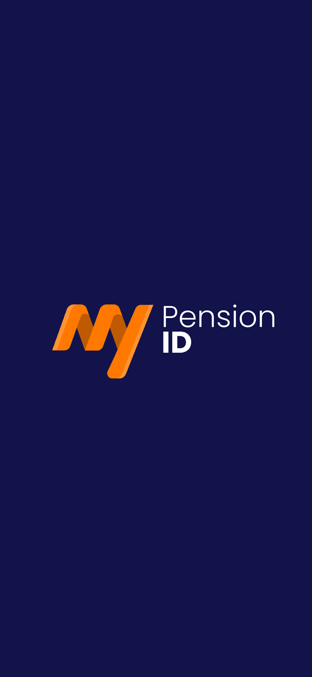 mypensionID logo white on blue
