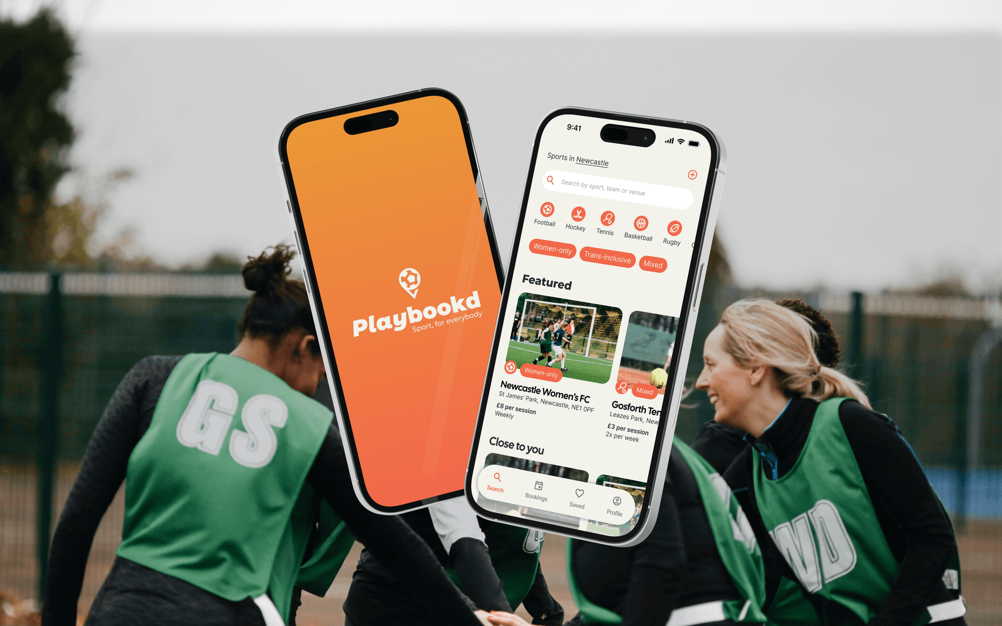 playbooked app with background