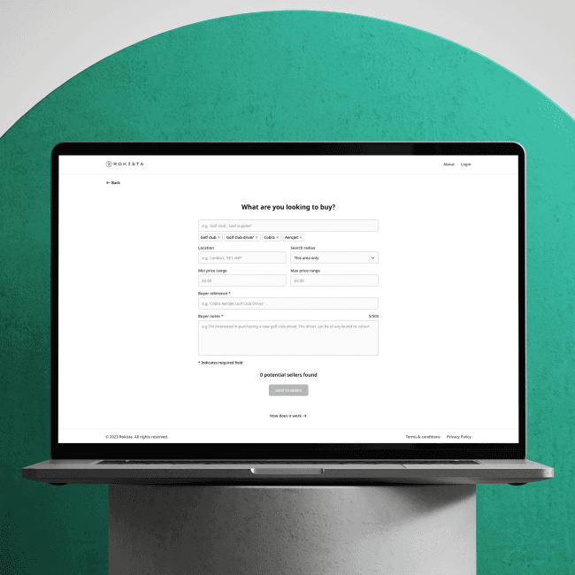 Rokista Platform on a macbook