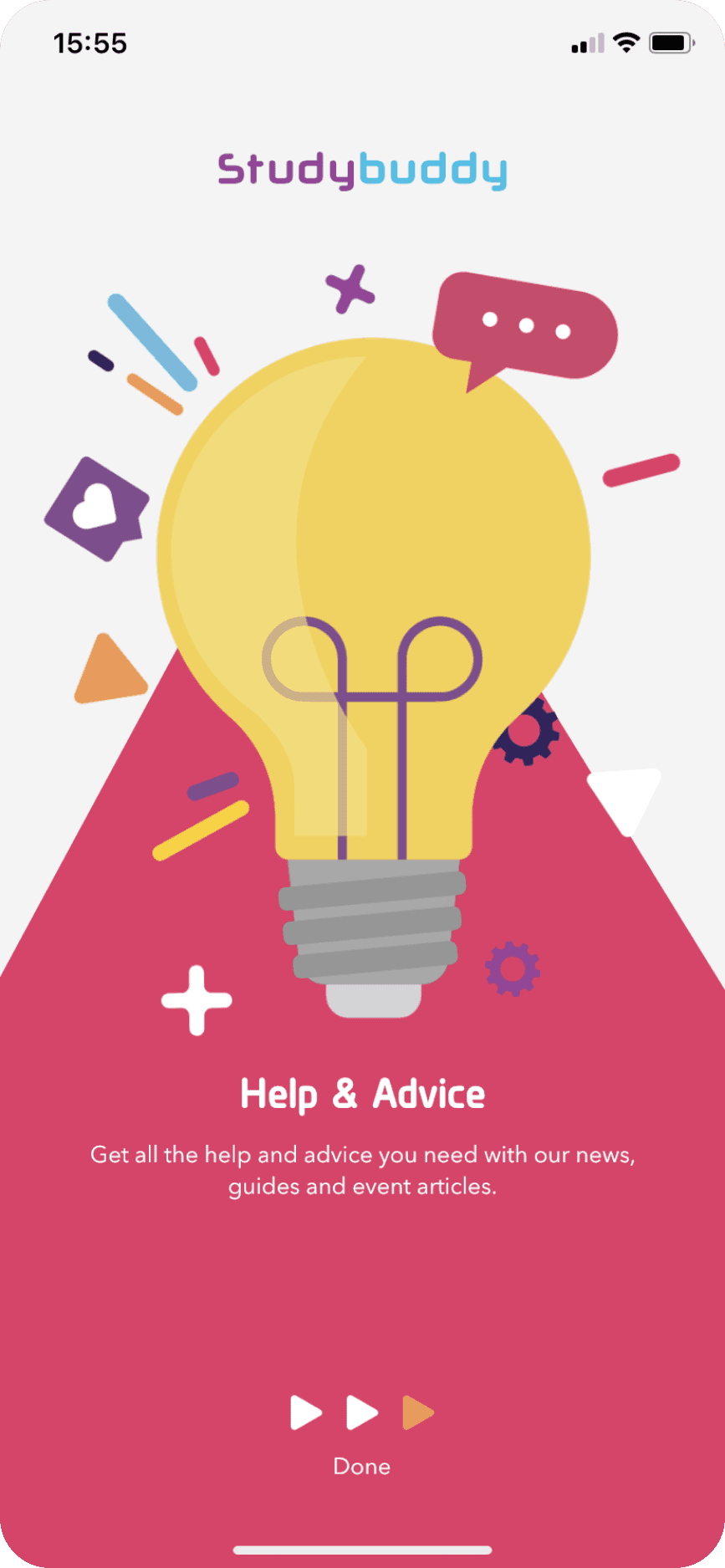 Study Buddy onboarding screen 3