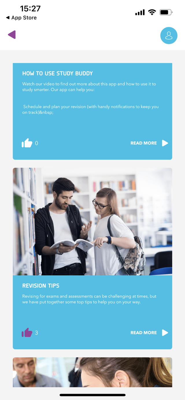 Two people looking at a book