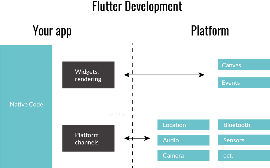Diagram of Flutter Development