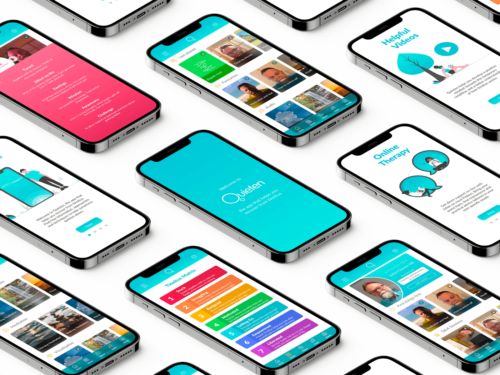 Quieten mockup on phone