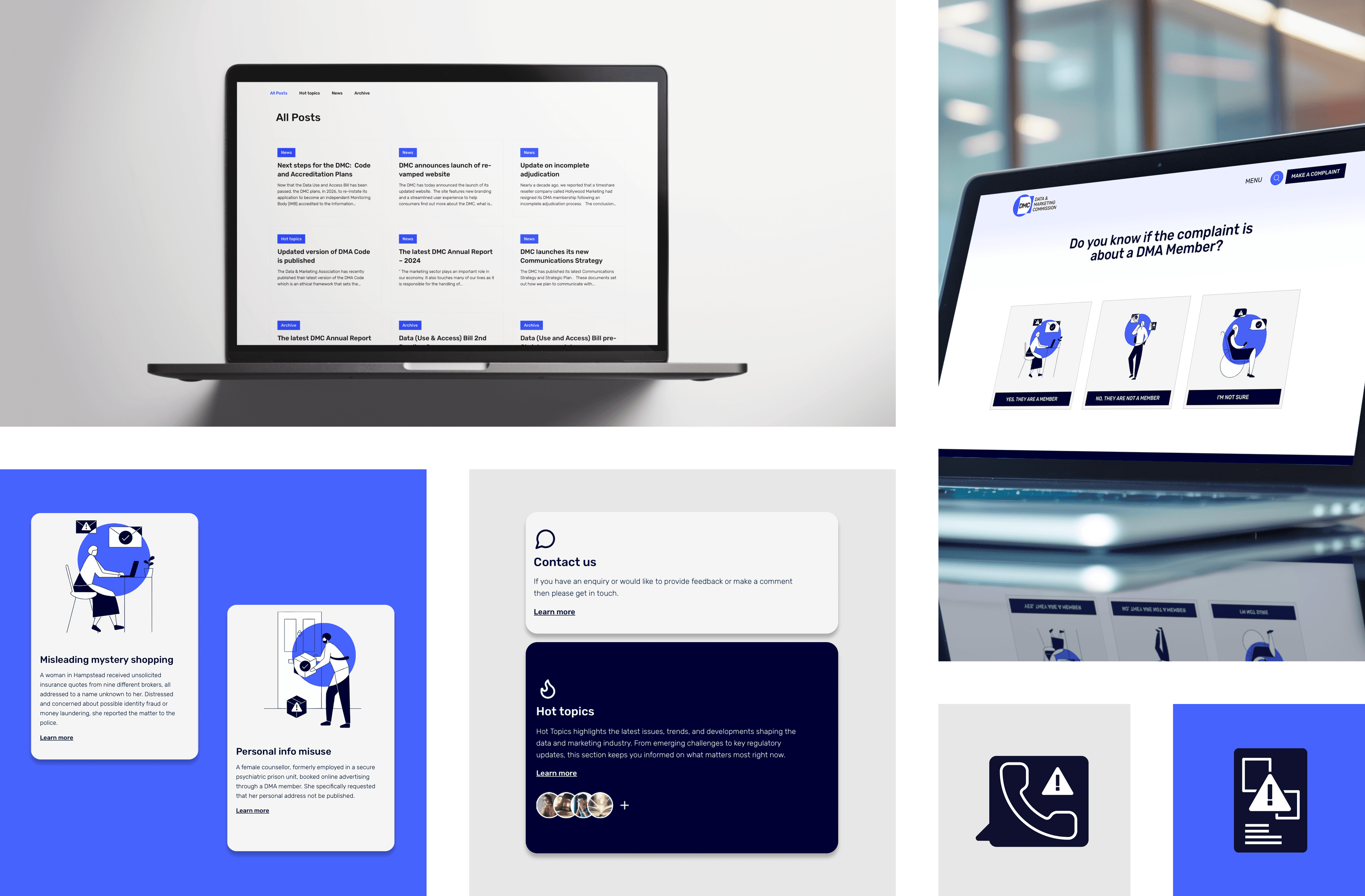 DM Commission Website Elements