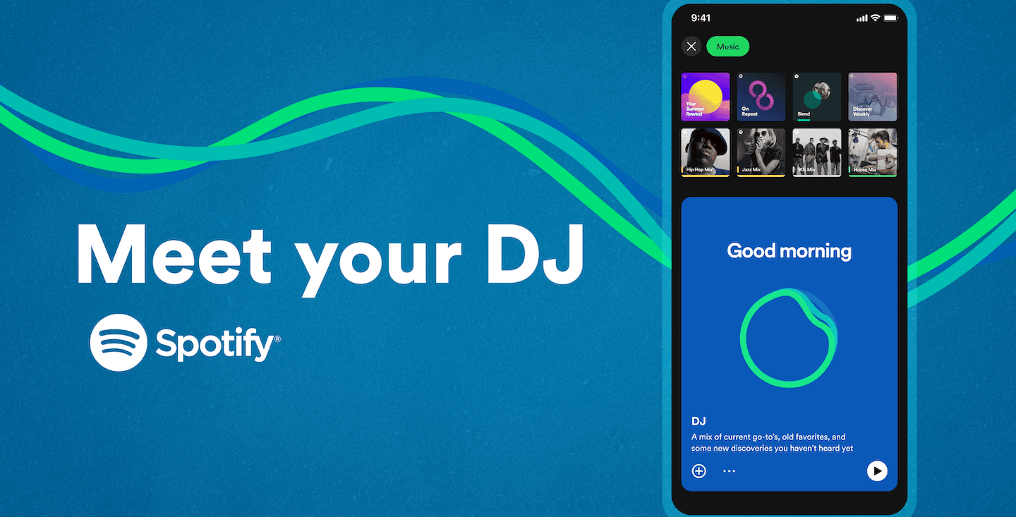 Spotify DJ promotional shot