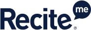 Recite Me Logo in Blue