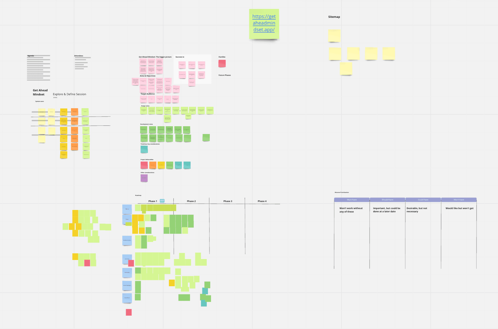 A digital whiteboard showing tickets and texts