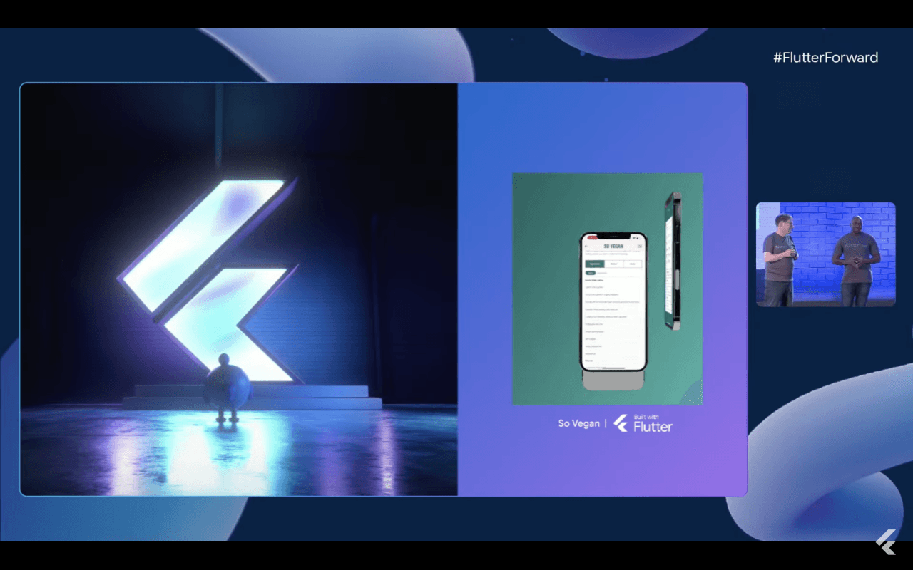 So Vegan at the Flutter Showcase