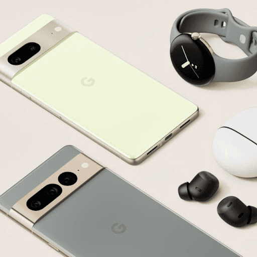 Google's new product line up showing pixel products