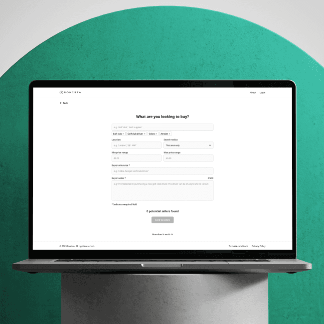 Rokista Platform on a macbook