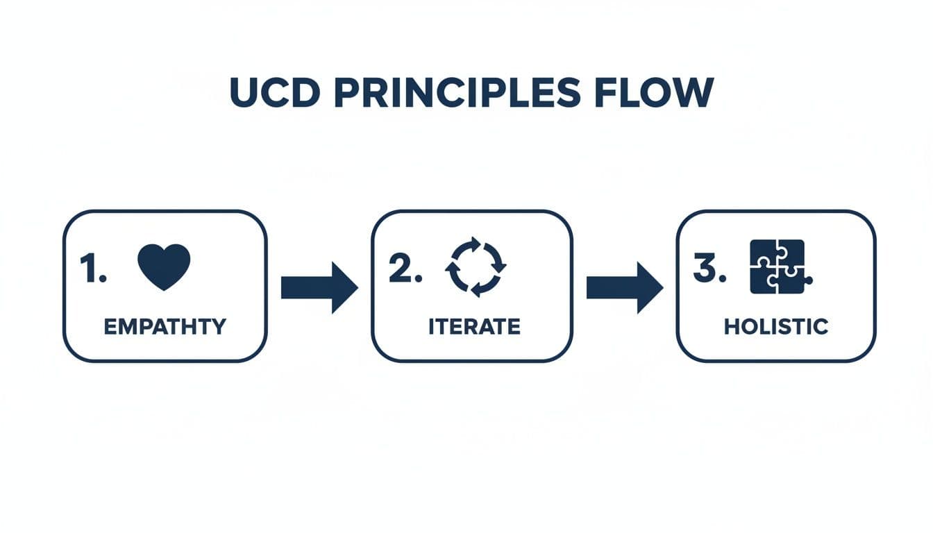 UCD Design Principles Flow chart